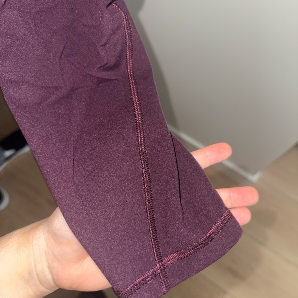 Lululemon Align Leggings Plum Burgundy High Rise Yoga Pants Size 6 - Picture 4 of 5